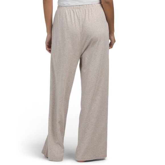 EILEEN FISHER Wheat Melange Wide Ankle Pants - Picture 2 of 2